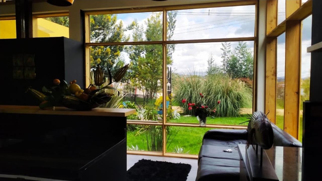 Вілла Amonita Casa Campestre, Via Tunja Paipa Екстер'єр фото