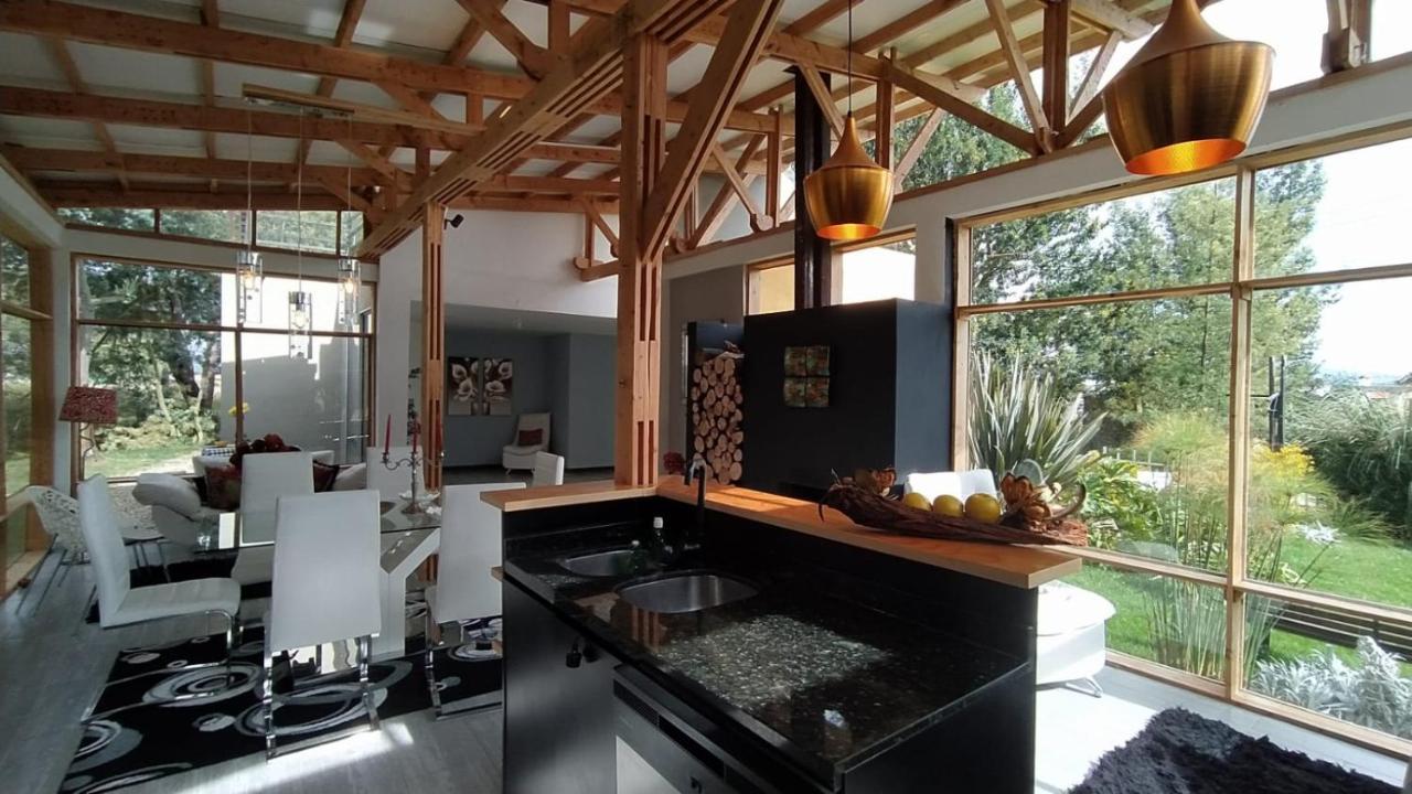Вілла Amonita Casa Campestre, Via Tunja Paipa Екстер'єр фото